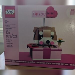 LEGO Love Gift Box with Puppy and Heart